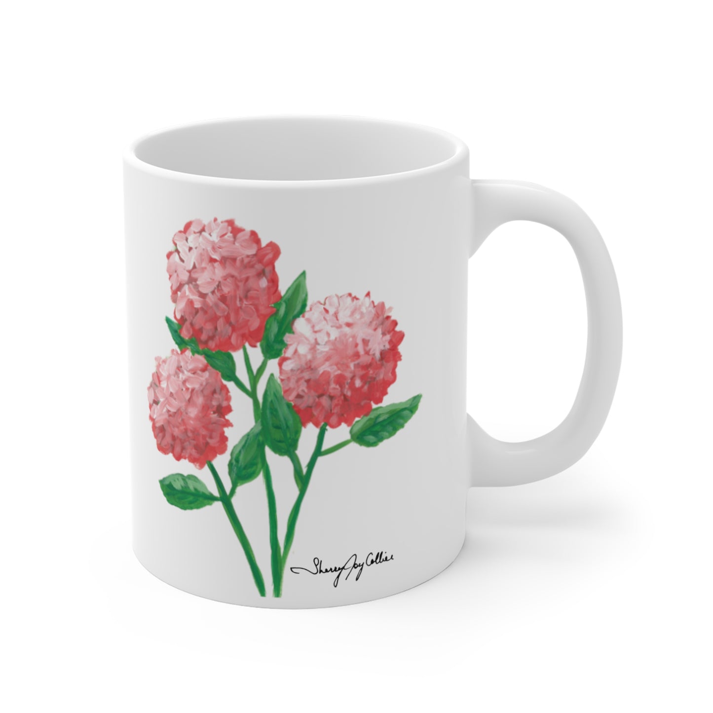 "Happy Hydrangea" - Mug 11oz