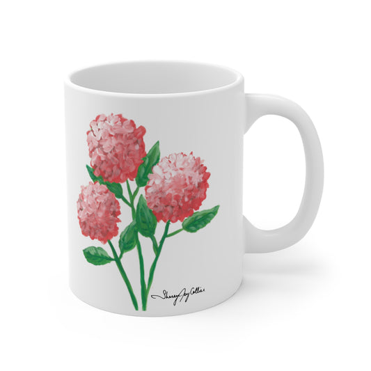 "Happy Hydrangea" - Mug 11oz