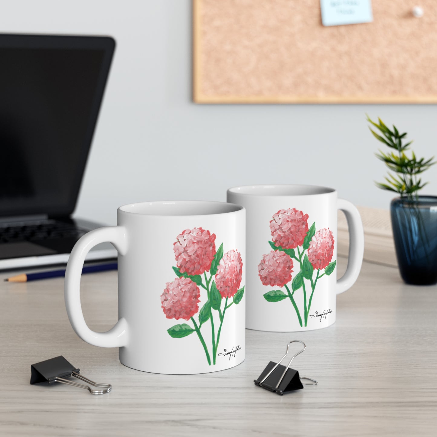 "Happy Hydrangea" - Mug 11oz