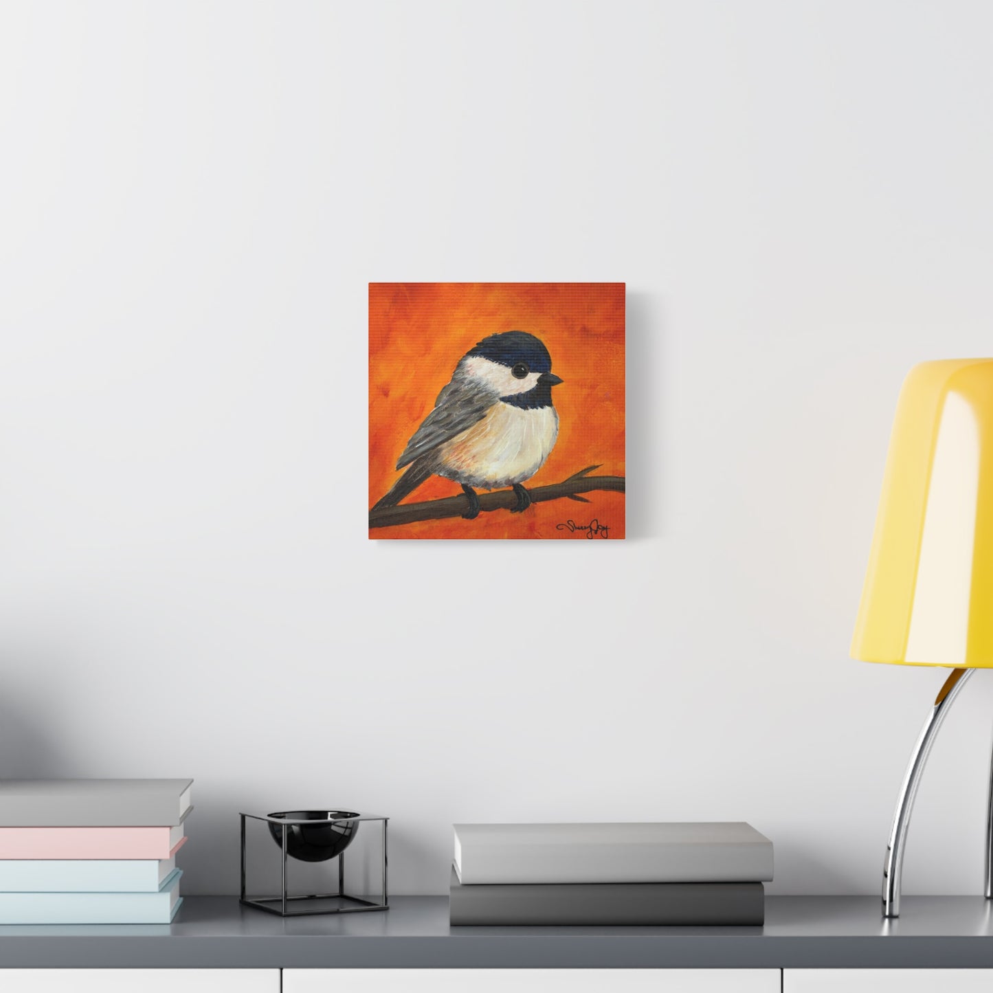 Provision in Every Season - Charming Bird Art Canvas Print, Autumn Wildlife Gift, Home Decor, Colorful Art Piece