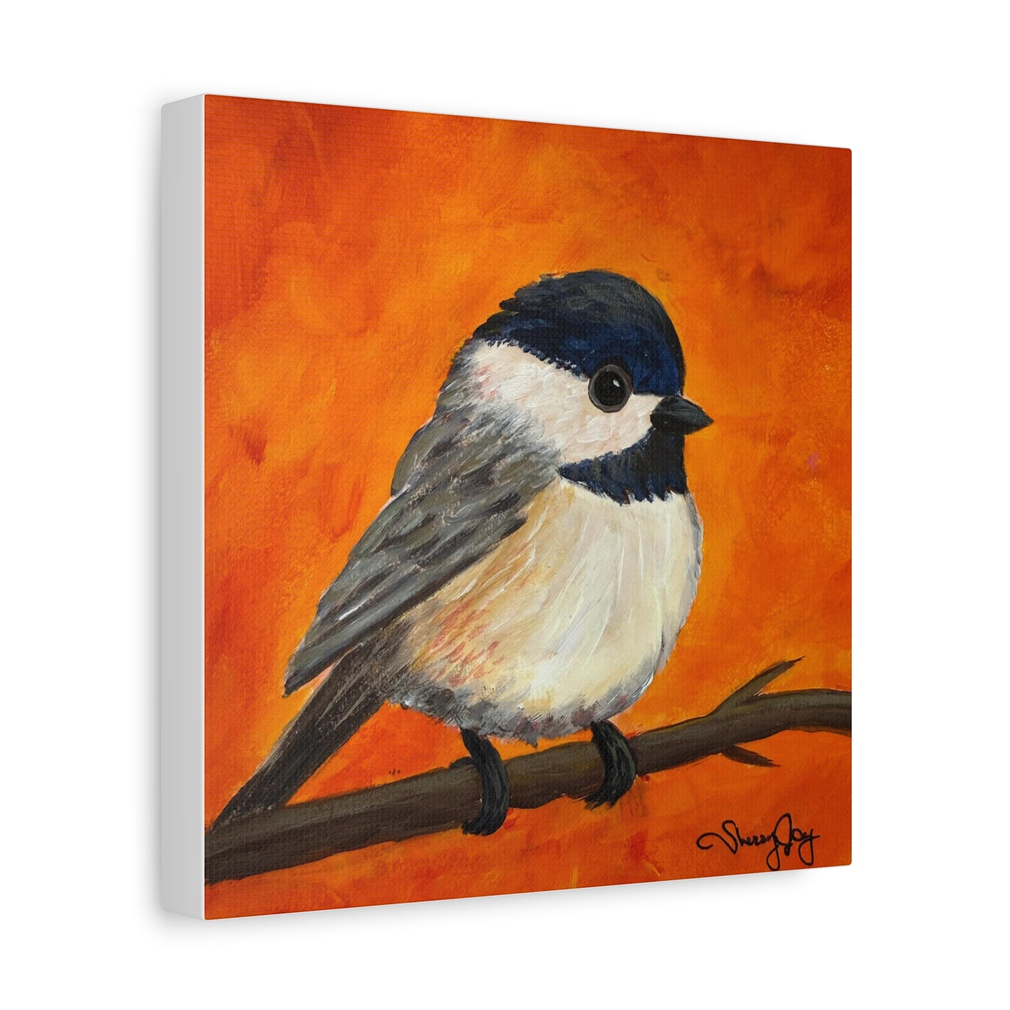 Provision in Every Season - Charming Bird Art Canvas Print, Autumn Wildlife Gift, Home Decor, Colorful Art Piece