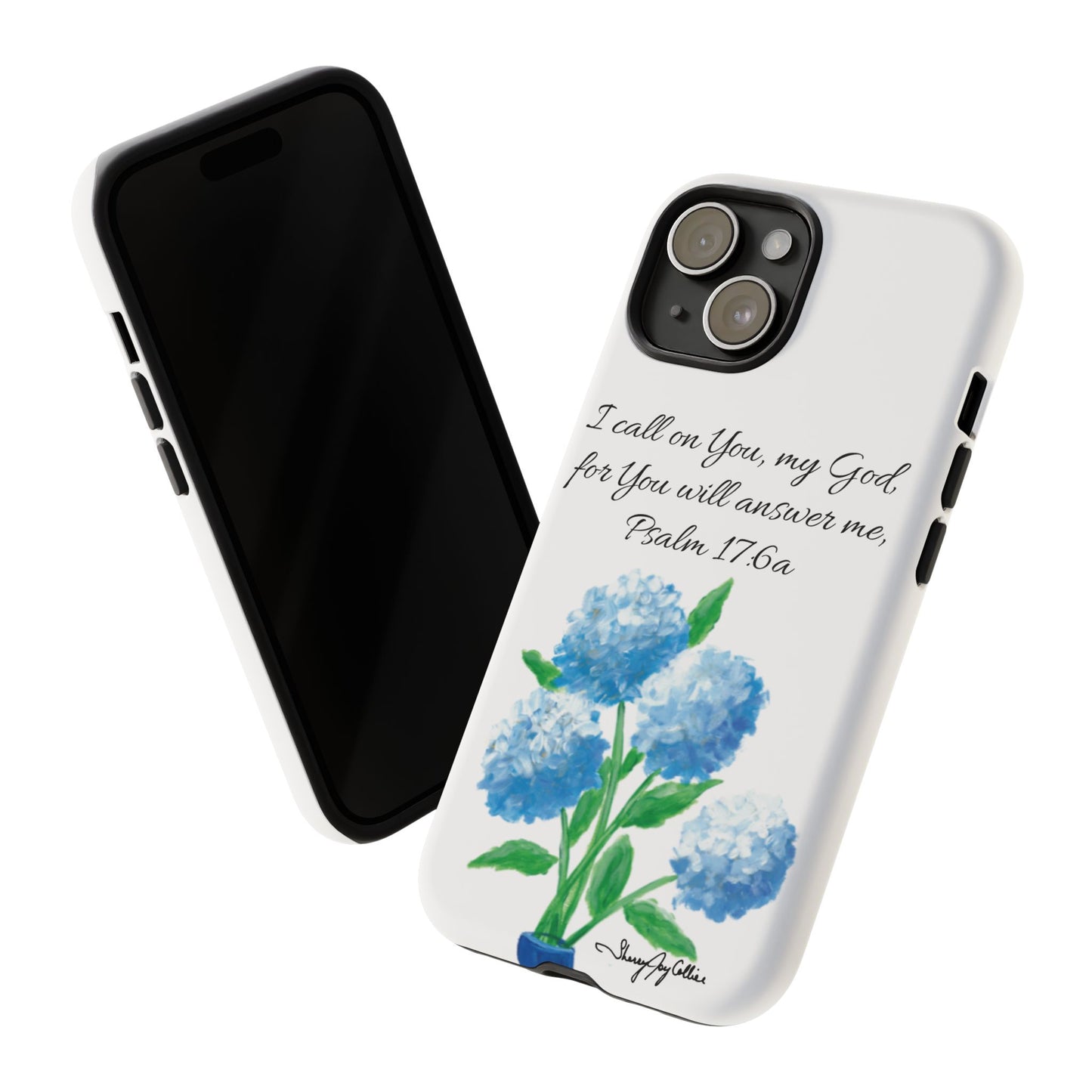 Happy Hydrangea Tough Case for Cell Phone
