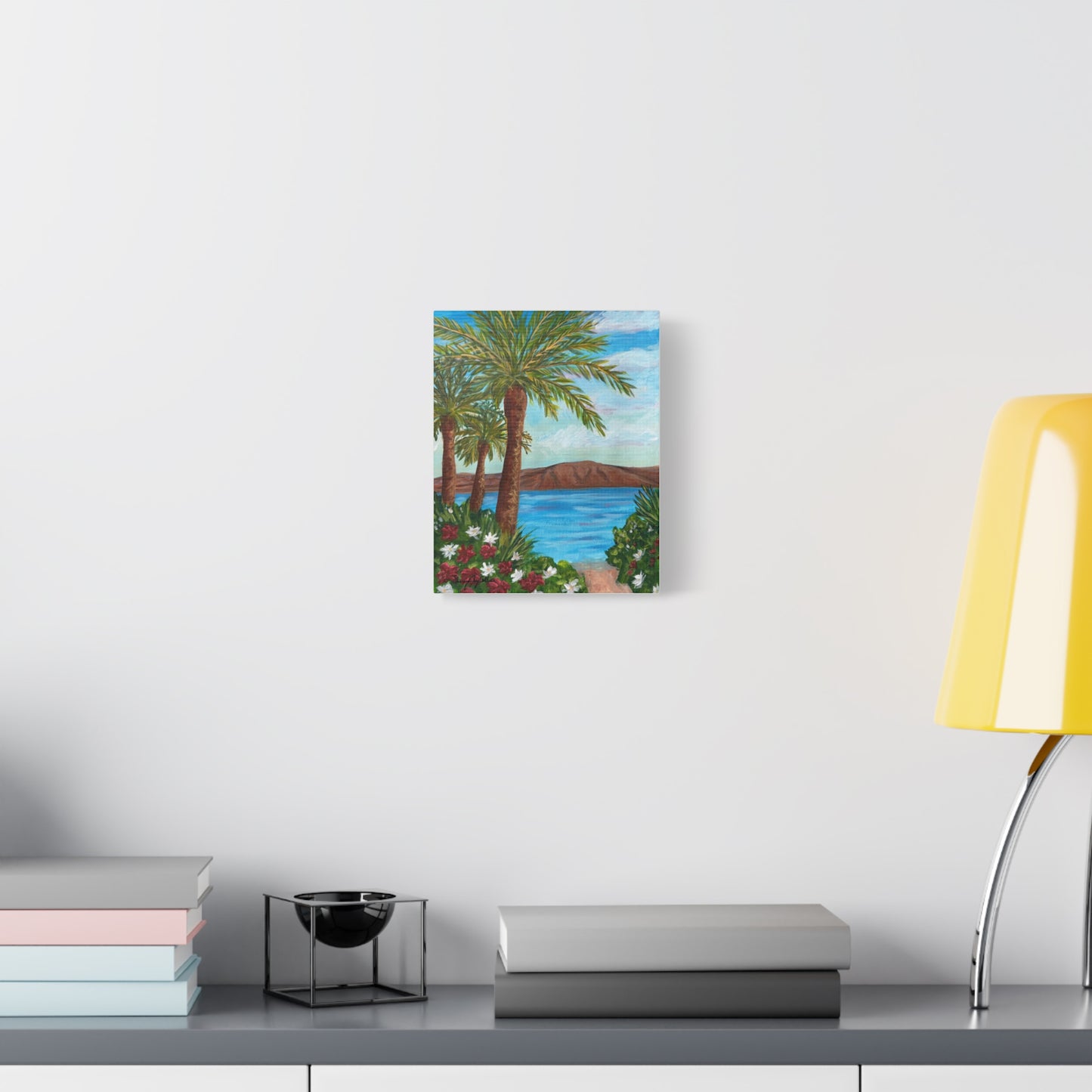 Palm Trees in Israel — Matte Stretched Fine Art Print Canvas