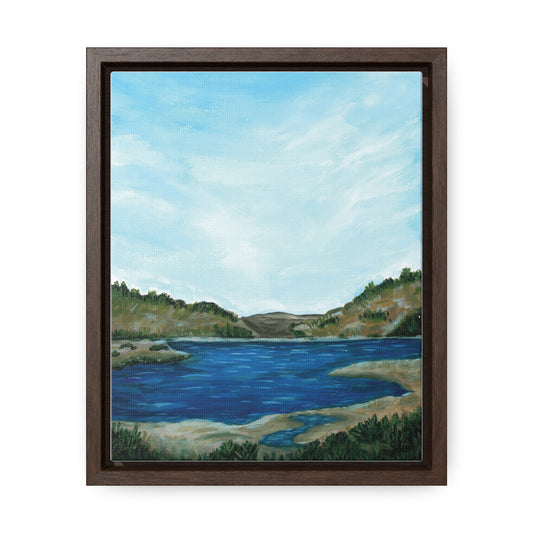 Serene Landscape Canvas Wrap - Nature Wall Art for Tranquil Spaces