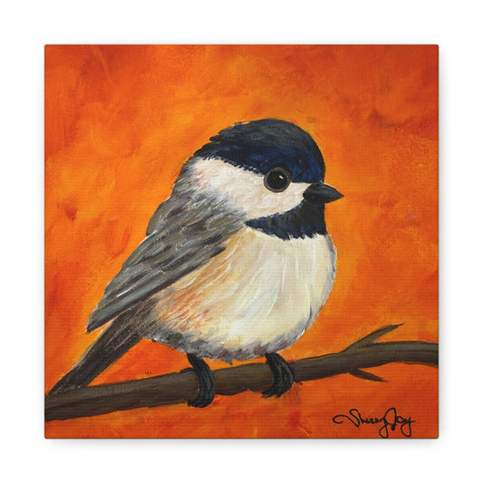 Provision in Every Season - Charming Bird Art Canvas Print, Autumn Wildlife Gift, Home Decor, Colorful Art Piece