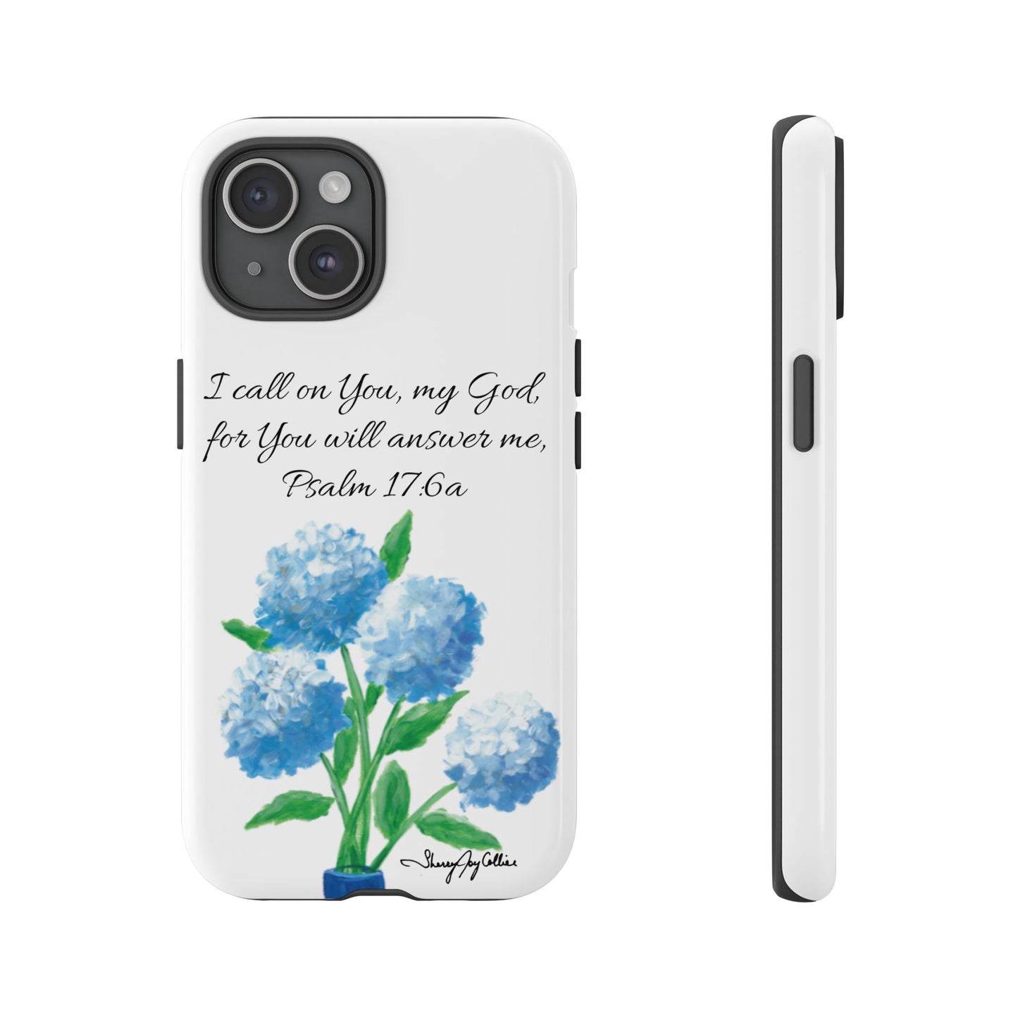 Happy Hydrangea Tough Case for Cell Phone