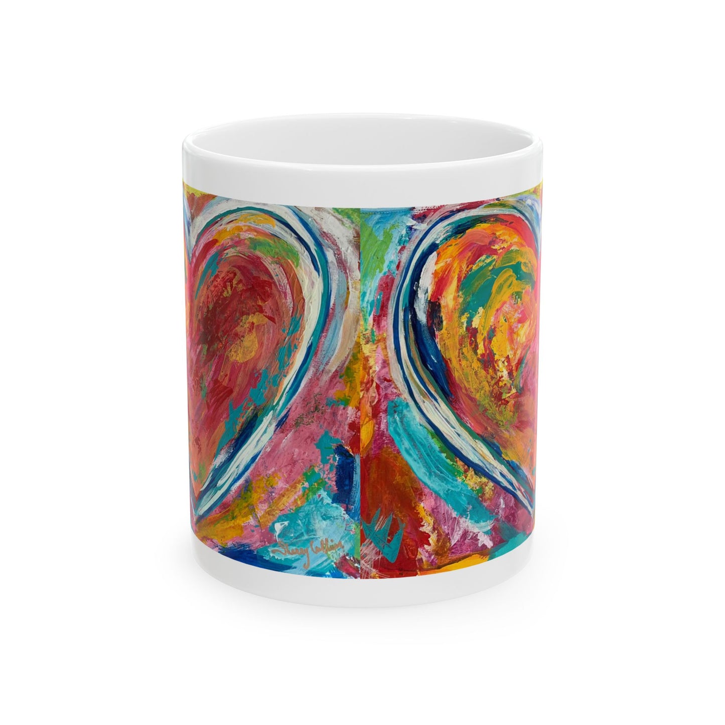 Mug 'The Messy Heart' by Sherry Joy