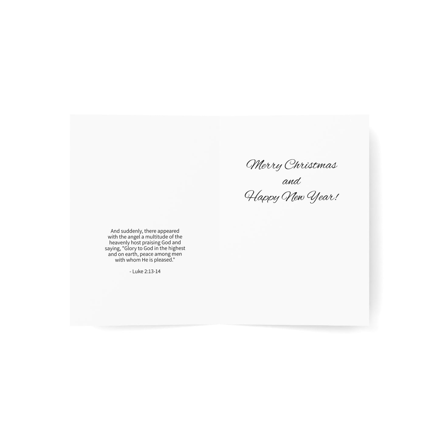 Nativity Sheep Christmas Cards – Star of Bethlehem Holiday Greeting Cards (Pack of 10, 30 or 50)