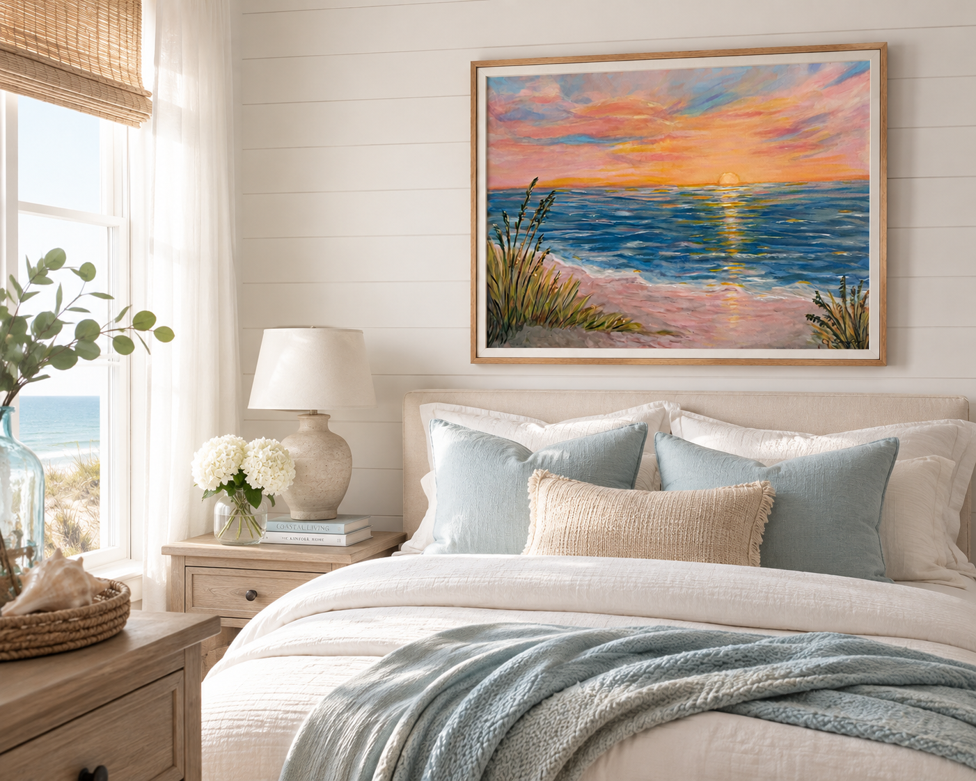 Mercies at Sunset - Original Acrylic Painting on 18" x 24" Stretched Canvas